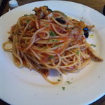 ベジテーブル - アラビアータスパゲッティ