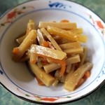 みのかん - きんぴらごぼう￥200