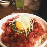 竹八 - まぐろユッケ丼