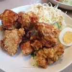 串あれ - 鶏から揚げ定食の唐揚げ