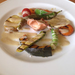 レストラン 花水 - 有機&自然栽培野菜のアンチョビソース