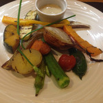 レストラン 花水 - 有機&自然栽培野菜の温野菜サラダ