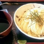 尾州うどん　はじめ - ざるうどん　大　値上げしました￥500