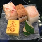 オークスカナルパークホテル富山 - 披露宴のお祝い用の押し寿し(^_^)