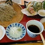 Mitamura - 田舎野菜天ざるそば1600円