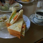 コーヒー＆レストラン オリーブ - トーストサンドセット