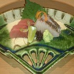 祇園迦陵 - お造り：よこわ、鰆