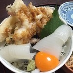 きらく - 仙崎イカまるごと丼（≧∇≦）