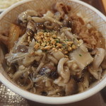 Sukiya - きのこペロンチーの牛丼(小）