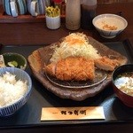 かつ兵衛 - ロースカツ定食（中）1,404円