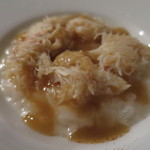 ヴィラ・デル・ソル - 北海道産毛蟹のリゾットアップ