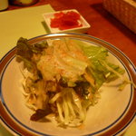 アルバトロス - 豚カツカレーに付いてくるサラダ