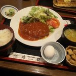 居酒屋 清龍 - ハンバーグ定食