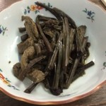 長井屋製菓 - 頂いた美味しいワラビの煮つけ【料理】