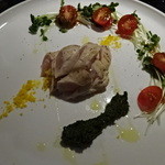 とり藤 - ササミのたたき大葉ジェノベーゼ