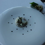 Azurmendi - 牡蠣のジュのゼリー