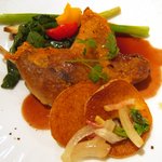 レ・スリジェ - （08/2ディナー主菜）鴨のコンフィ