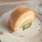 パティシエ イナムラ ショウゾウ - クレームブリュレのドームケーキ