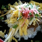 Harada Nouen - 涼風御膳のキノコちらし寿司。