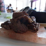 2015.9)黒毛和牛のいちぼ肉のステーキ