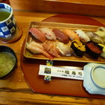 福寿司 - お任せ握り