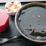 読谷村漁業協同組合 海人食堂 - イカスミ汁