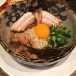 Sanuki Ramen Hamano - 釜玉らーめん（570円）_2015年9月