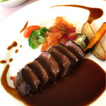 フランス食堂ビストロ ラ・フレ - ステーキランチのメイン