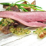 カンテサンス - 鴨肉のロースト