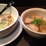 らーめん テイ造 - しょうゆラーメン(500円)＋チャーシュー丼(400円)