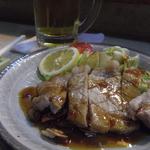 真魚 - ポークソテーニンニクたっぷり