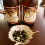 鎌倉いとこcafe 和甘 - 【2015.9.21(月)】鎌倉ビール(300ml小瓶)750円2本とお通し