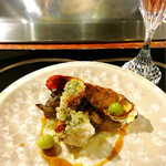 銀座うかい亭 - 伊勢海老の炭火焼