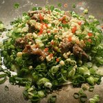 Okonomiyaki Teppan Yaki Oosaka - 牛すじ入りネギ焼き