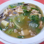 カラシ入りそば