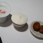 ナクレ - ライチのゼリー、エスプレッソのゼリー