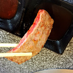 ながた・西諸牛料理 - レアで焼くのが好き(*^^*)