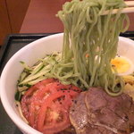 桂園 - 緑色の麺でした☆