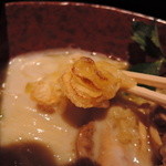 龍旗信RIZE - 最初形状的に牡蠣フライか？と思った小さ目のオニオンフライ。