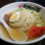 焼肉冷麺やまなか家 - 盛岡冷麺のアップ