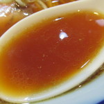 貪瞋癡 - 黒醤油ラーメン（スープ）