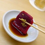 鮨十 - 刺身　まぐろ赤身