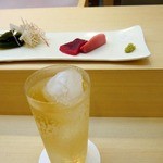 鮨十 - ジンジャーエール