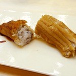 鮨十 - 握り　穴子(タレとレモン塩で)