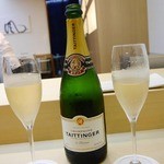 鮨十 - シャンパンで乾杯！