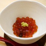 鮨十 - いくらの醤油漬け