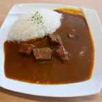 文明堂カフェ - 牛ほほ肉カレー