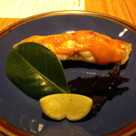 さい賀 - 季節の白身魚　雲丹焼き