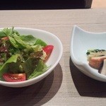 凛 - サラダと先付