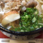 田中屋手打うどん - 肉南蛮うどん 大盛り 880円